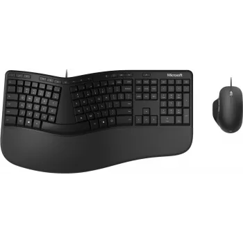 Microsoft Ergonomic Desktop klawiatura mysz included Office USB QWERTY Nordic Czarny (RJU-00009)