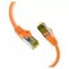 Kabel krosowy RJ45 kat.6A S/FTP LSZH kat.7 surowy pomarańczowy