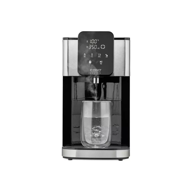 Czajnik elektryczny Caso Turbo Hot Water Dispenser HW 1660 — 4 L, 2600 W, czarny/stal nierdzewna