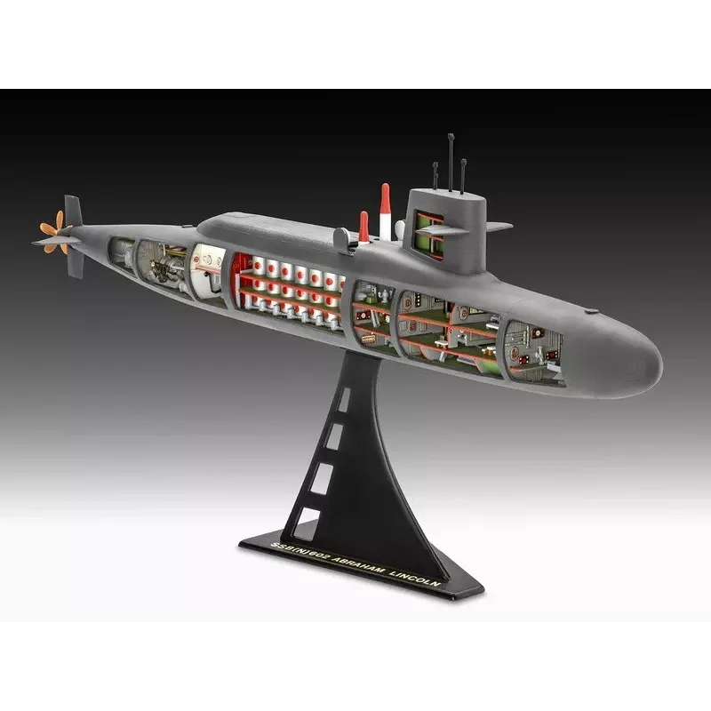 Plastikowy model statku REVELL S.S.B. Abraham Lincoln zestaw do sklejania w skali 1/253