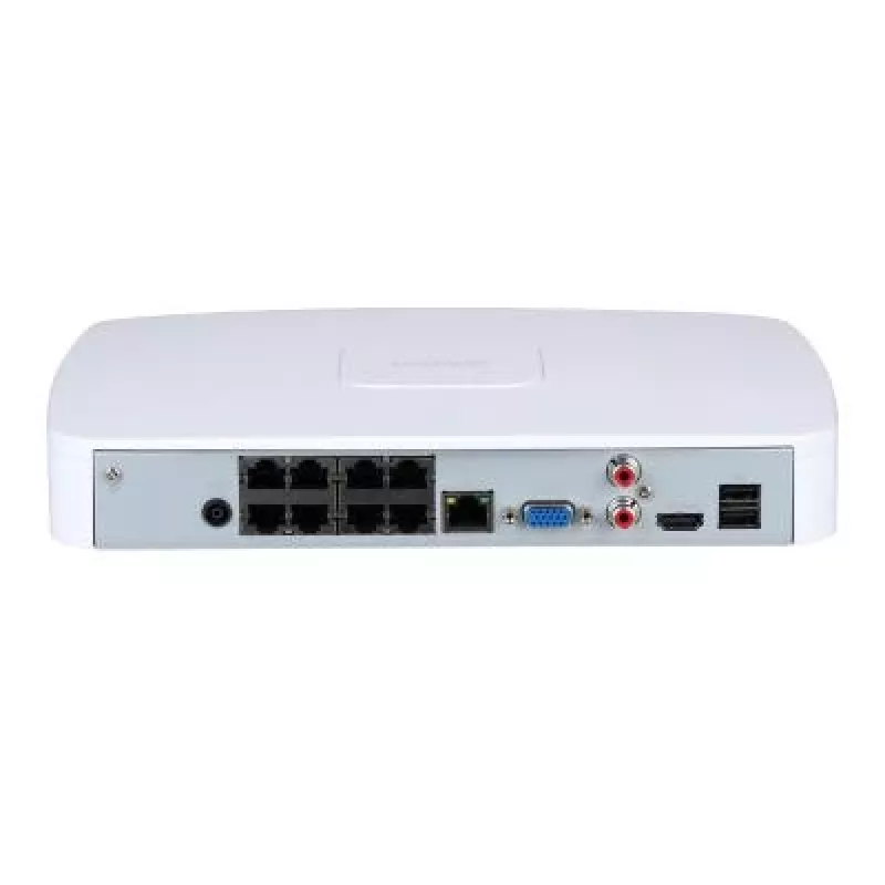 Rejestrator sieciowy DAHUA NVR2108-8P-4KS3 8-kanałowy z 8 portami PoE