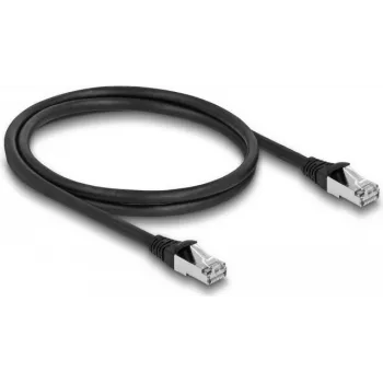Kabel sieciowy DeLOCK RJ45 Cat.6A 1m Czarny