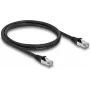 Kabel sieciowy DeLOCK RJ45 Cat.6A 1m Czarny
