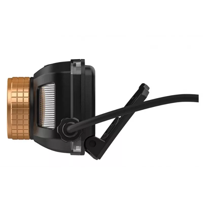 Latarka czołowa Duracell DH1500R — czarno-pomarańczowa, ładowalne światło bez użycia rąk