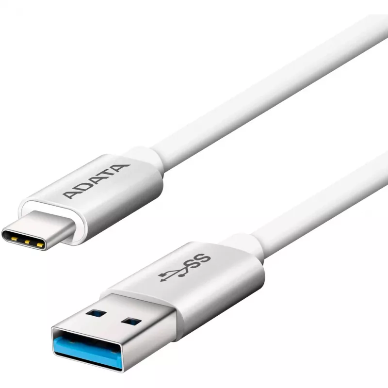 ADATA USB-C - USB 3.0, 1m kabel USB USB 3.2 Gen 1 (3.1 Gen 1) USB C USB A Biały