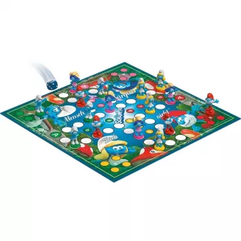 Schmidt Spiele Smerfy Klasyczna gra planszowa Ludo