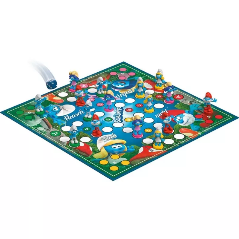 Schmidt Spiele Smerfy Klasyczna gra planszowa Ludo