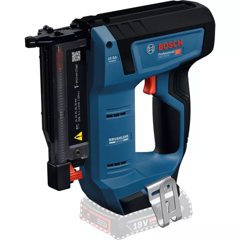 Battery-Holznagler GNH 18V-35 Professional solo, 18 V (niebieski/czarny, bez akumulatora i ładowarki, w L-BOXX)
