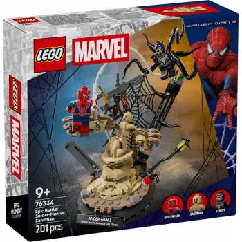 LEGO MARVEL 76334 Epicka Bitwa: Spider-Man kontra Sandman