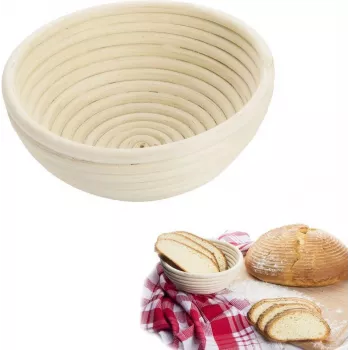 Kosz do garowania Westmark 32082270, okrągły rattan, wysokość 8 cm, średnica 17,5 cm