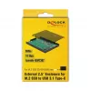 Obudowa SSD DeLOCK 42609 Czarna M.2