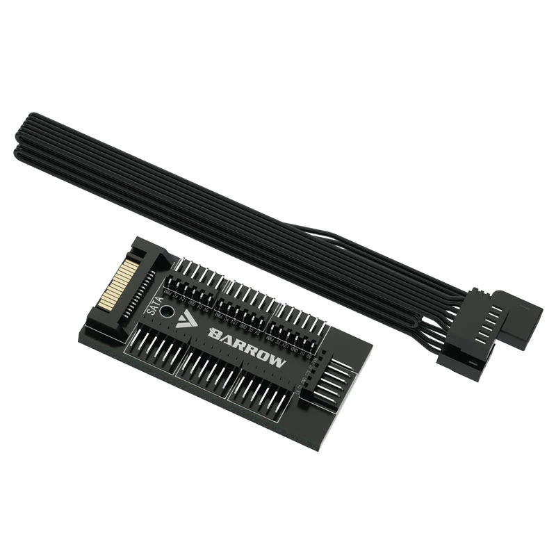Wentylator chłodzący Barrow DK401-7, hub RGB, 120 mm