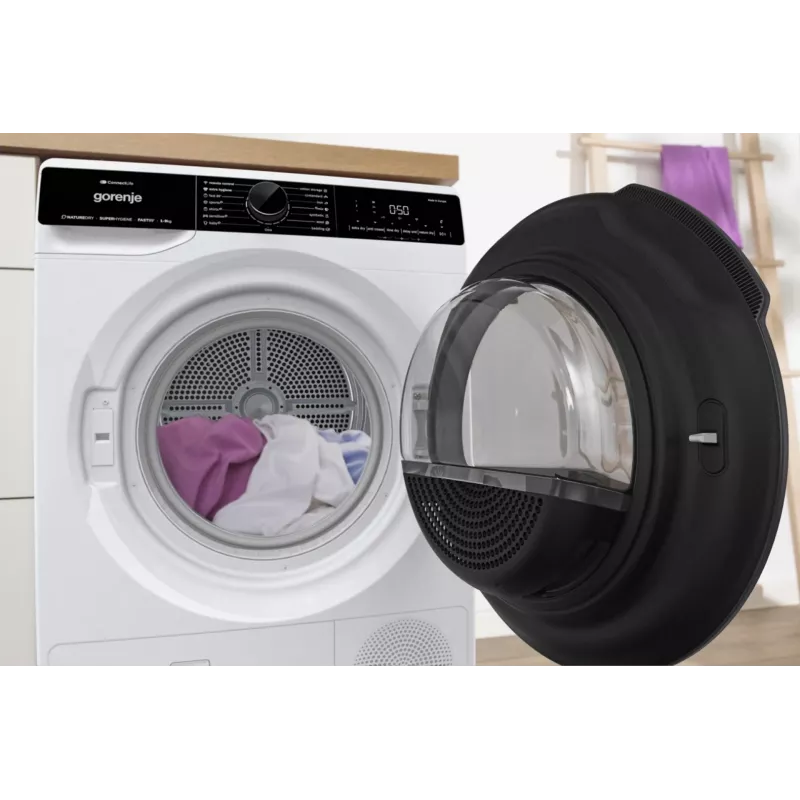 Gorenje DPNA92WIFI suszarka na pranie Wolnostojąca Ładowanie od przodu 9 kg A++ Czarny, Biały