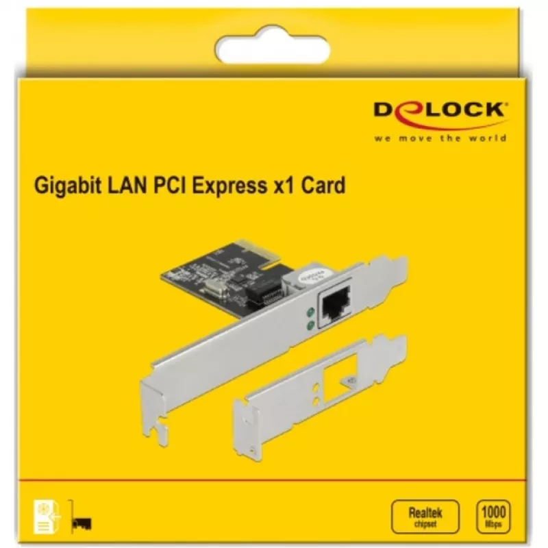 Karta PCI Express x1 DeLOCK RTL8111 1 x RJ45 Gigabit LAN