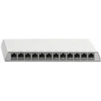 Patch panel Rutenbeck PP-Cat.6A iso-12 12x RJ-45 ekranowany czysta biel
