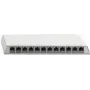Patch panel Rutenbeck PP-Cat.6A iso-12 12x RJ-45 ekranowany czysta biel