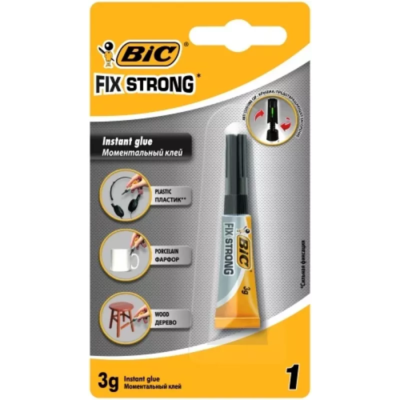 BIC GLUE FIX STRONG 3G LQD BL1 GRP2 EU, 1 szt.. 9020852