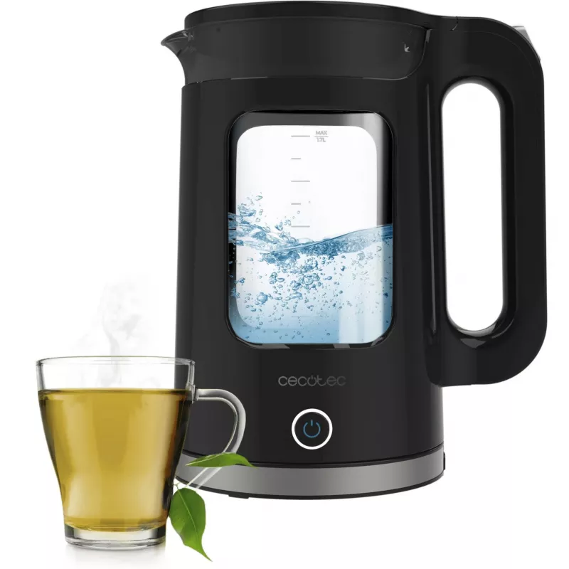 Czajnik elektryczny Cecotec Thermosense 330 Glassy 1.7 L 2200 W Czarny