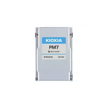 SSD 2.5 cala SAS Kioxia PM7‑R 15,4 TB — BiCS FLASH TLC, 4200/4100 MB/s, 2.5 cala U.2 (15 mm)