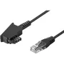 Wentronic Goobay - Kabel telefoniczny - TAE-F (M) - RJ-45 (M) - 15 m - Czarny (51236)