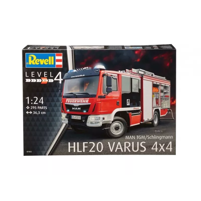 Revell 1/24 Scale MAN/Schlingmann HLF 20 Varus Model Kit