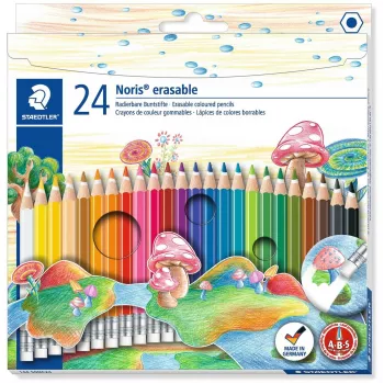Zmywalne kredki kolorowe Staedtler Noris 144 50 Multicolour 24 szt.