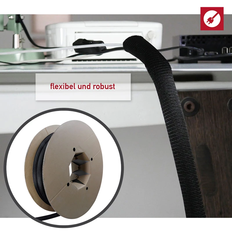 Osłona na kable Label-the-cable PRO5110 Czarny