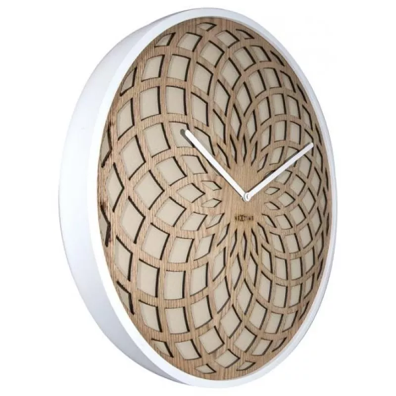 NeXtime klok 3149be Sun Large, Ø50 cm, Ścienny, Beżowy
