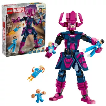 LEGO zestaw konstrukcyjny Marvel Super Heroes 76316 — Fantastyczna Czwórka: Minifigurka Galactus, 427 elementów, 4 minifigurki, wiek 9+
