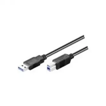 Wentronic Goobay USB 3.0 SuperSpeed kabel, Czarny, 1,8 m - Wtyk USB 3.0 (Typ A) > Wtyk USB 3.0 (Typ B) (93655)
