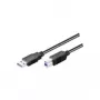 Wentronic Goobay USB 3.0 SuperSpeed kabel, Czarny, 1,8 m - Wtyk USB 3.0 (Typ A) > Wtyk USB 3.0 (Typ B) (93655)