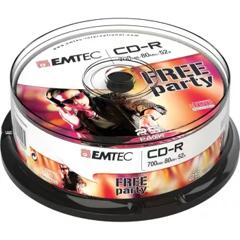 CD-R Emtec ECOC802552CB 700 MB 52x 25 szt.
