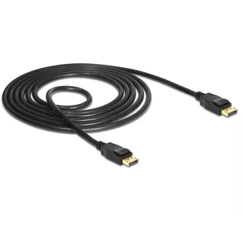 DeLOCK - Kabel DisplayPort - DisplayPort (M) do DisplayPort (M) - 1,5 m - obsługa 4K - czarny (85508)