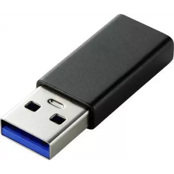Renkforce RF-4472306 Adapter interfejsu/przejściówka USB Typ A USB Typ C Czarny (RF-4472306)