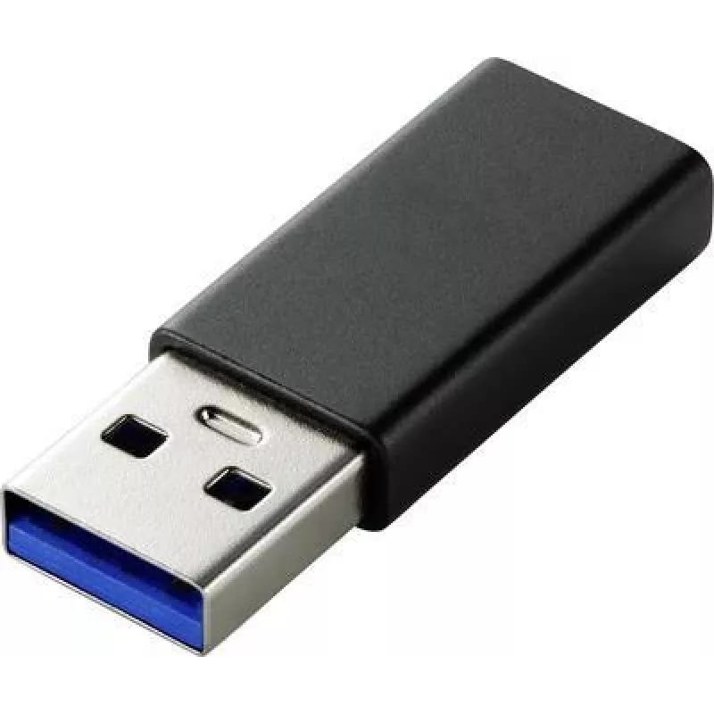 Renkforce RF-4472306 Adapter interfejsu/przejściówka USB Typ A USB Typ C Czarny (RF-4472306)