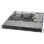 Supermicro SC813M F2TQC4-R407CB - Montaż w szafie rack - 1U - ATX - SATA/SAS - Hot-Swap - Czarny