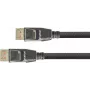 Anschlusskabel DisplayPort 1.4, 8K / UHD-2 @60Hz, Vollmetallstecker, vergoldete Kontakte, OFC, Nylongeflecht schwarz, 5m, PYTHON® Series (GC-M0205)