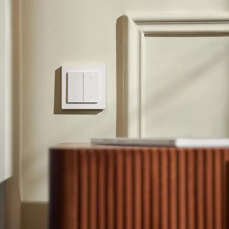 AQARA Light Switch H2 EU (4 przyciski, 2 kanały) (WS-K08D) - inteligentny włącznik ścienny Zigbee i Thread z 2 przekaźnikami