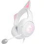 Zestaw słuchawkowy Razer Kraken Kitty V2 przewodowy USB typu A biały — wokółuszny, z pałąkiem nagłownym, 20–20000 Hz, kabel 2 m