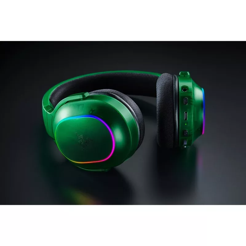 Zestaw słuchawkowy Razer Barracuda X Chroma Bezprzewodowy, nauszny, gamingowy, Bluetooth, Zielony