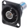 Neutrik NBB75DFIB-P - BNC - Czarny - Stal nierdzewna - Mosiądz - Polyoxymethylen (POM) - Polytetrafluorethylen (PTFE) - cynk - Mosiądz - 1,5 V - 3 mO (NBB75DFIB-P)
