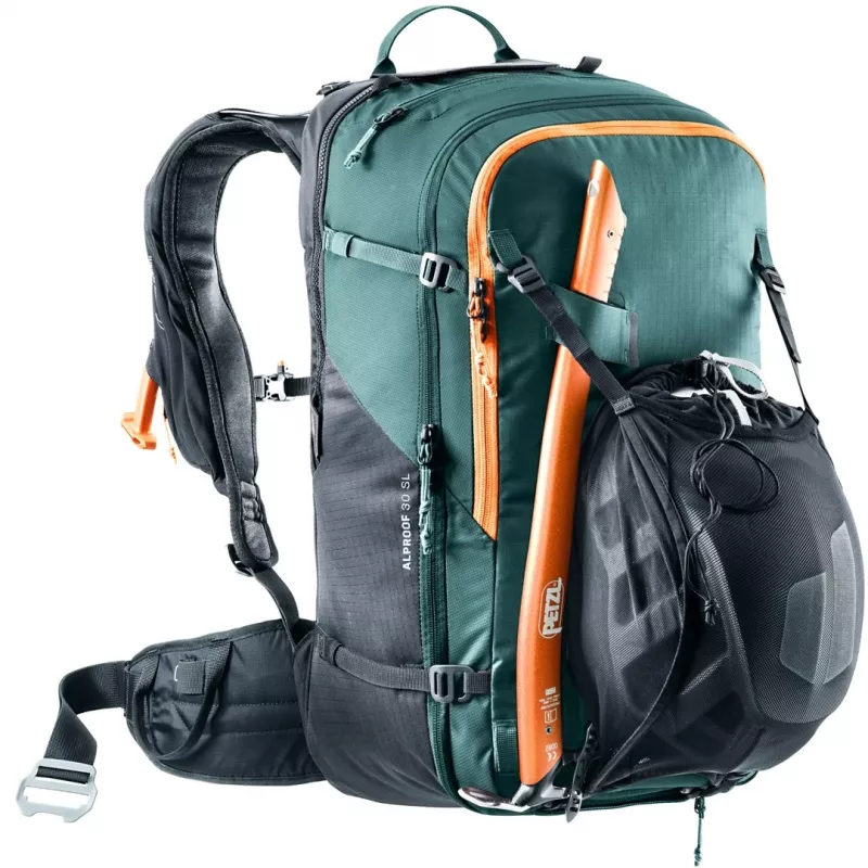 Deuter Alproof 30 SL Avalanche Backpack - Czarny/Green Denim