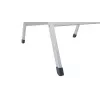 Krzesło kempingowe Outwell Clarenville — 4‑nożne, maks. obciążenie 150 kg, niebieski, 5,5 kg, 640×750 mm