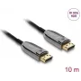 DELOCK Active Optical kabel DisplayPort 2.1 8K 60 Hz 40 Gbps 10 m