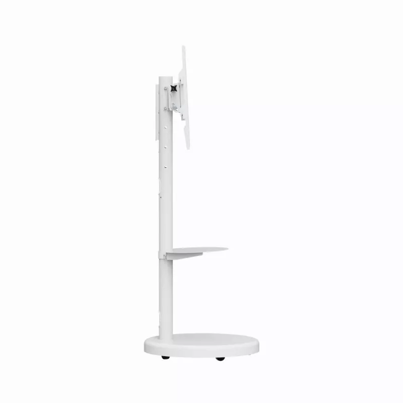 Wolnostojący stojak pod telewizor GEMBIRD TVS-86TR-01-W do telewizorów 37–86 cali, biały, obrotowy i z regulacją nachylenia, VESA 200x200–600x400, maks. obciążenie 50 kg