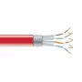 Kabel sieciowy Czarny Box Cat6 czerwony 30m S/FTP