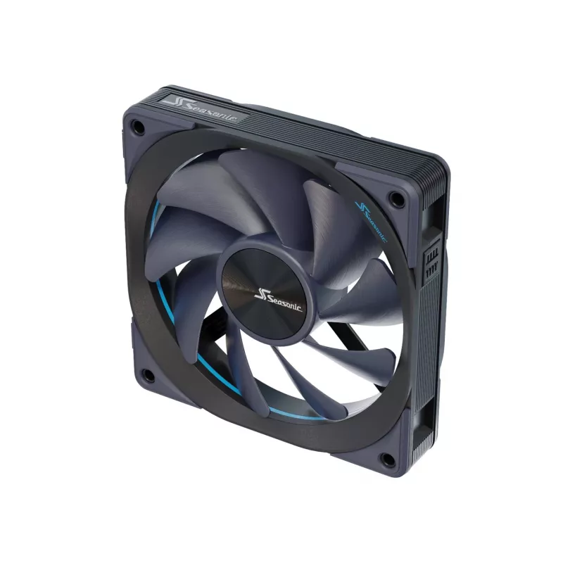 Zestaw wentylatorów Seasonic MagFlow 1-Fan Kit do obudowy komputera 12 cm Czarny 1 szt.