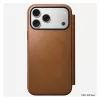 Futerał komórkowy z klapką Nomad Modern Leather Folio do iPhone 17 Pro Max — Tan, pasuje do ekranu 17,5 cm (6,9 cala), 4 kieszenie na karty