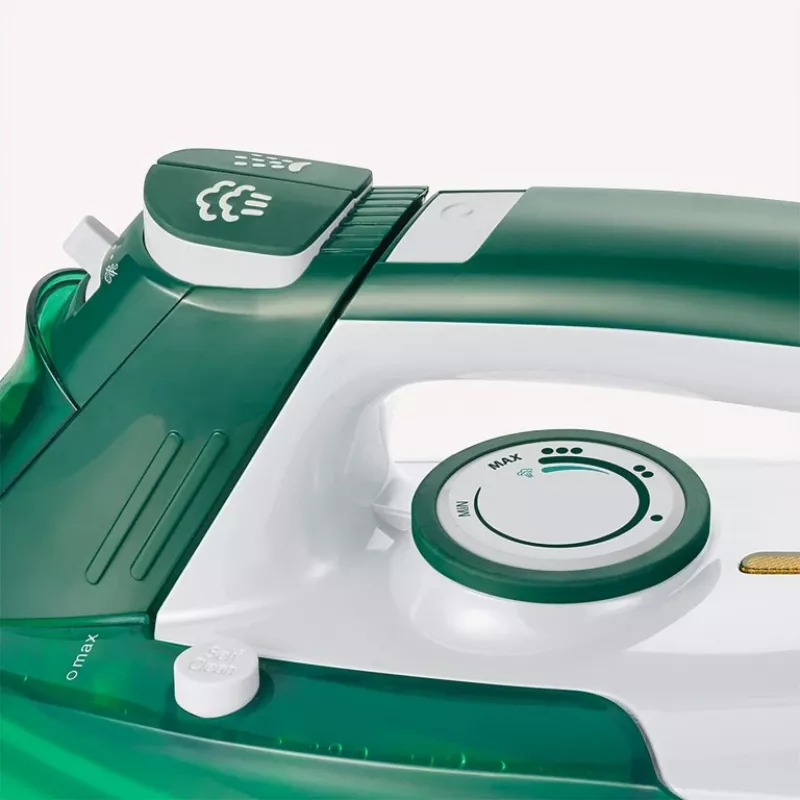 Żelazko parowe Severin BA 3261 Ceramiczna stopa 2400 W Białe, Zielone