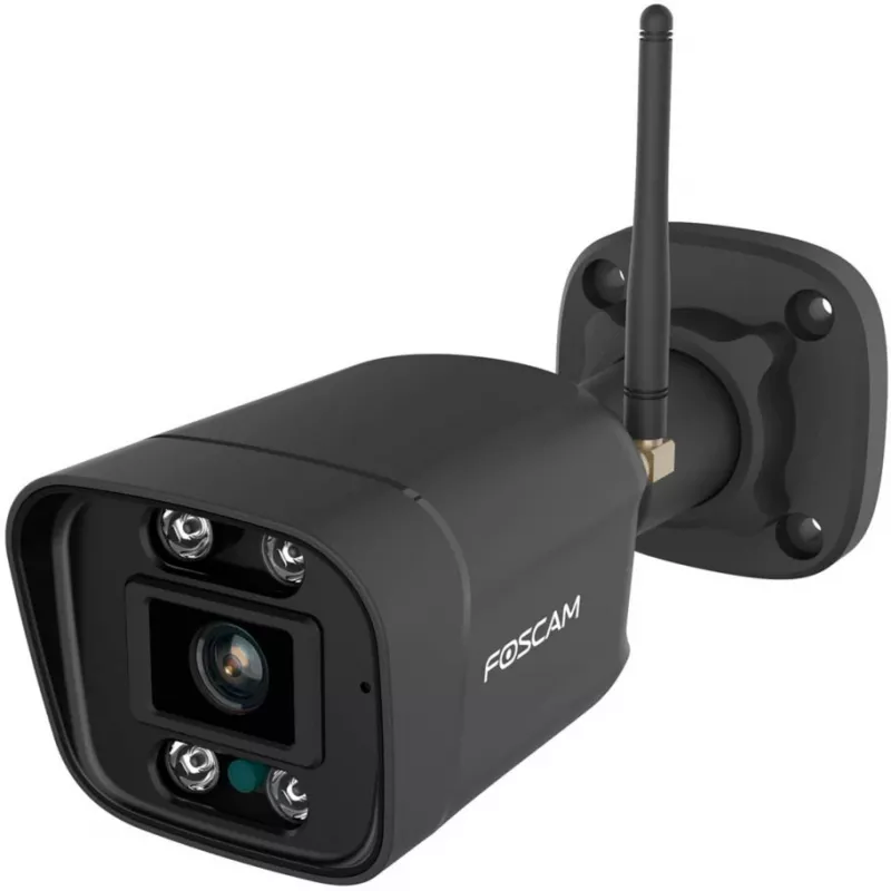 Zewnętrzna kamera kulista WiFi Foscam V8P — Czarna, 1080P, Nocna wizja